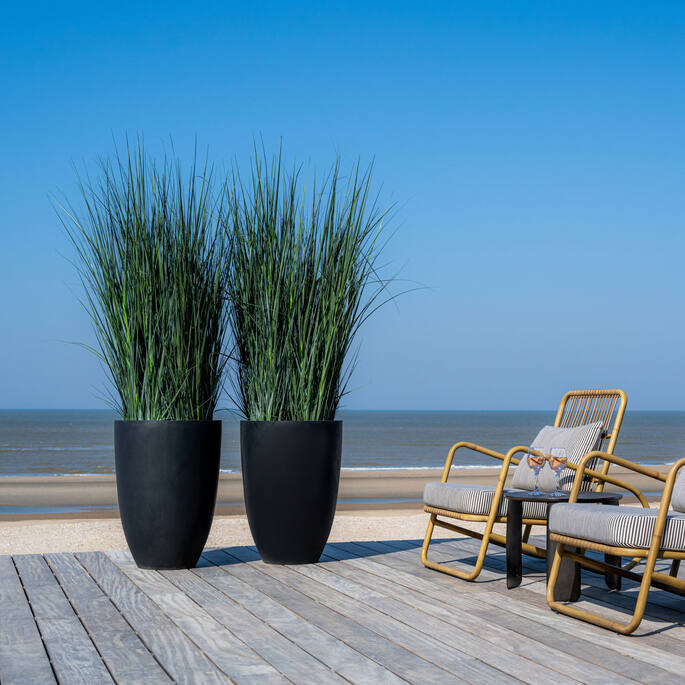 Gras in pot - Set van 2 | Kunstplant