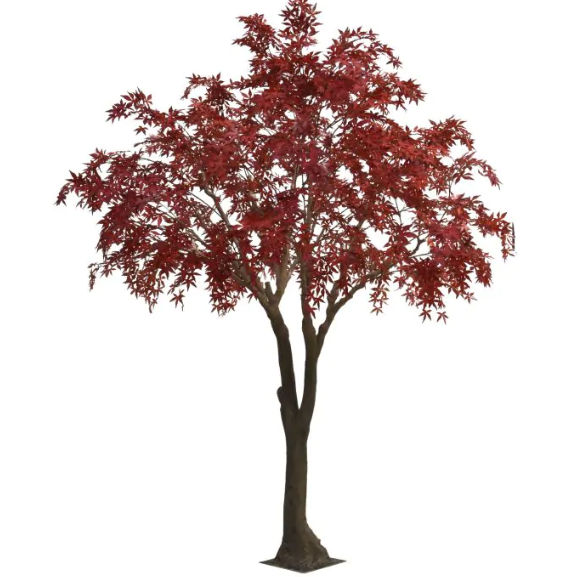 Moderne werkruimte met kunstplanten die zorgen voor een nette, duurzame en uitnodigende kantooromgeving.