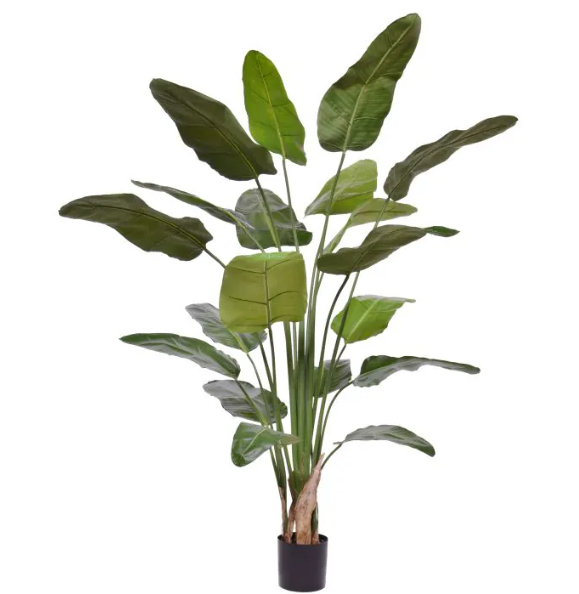 Moderne werkruimte met kunstplanten die zorgen voor een nette, duurzame en uitnodigende kantooromgeving.