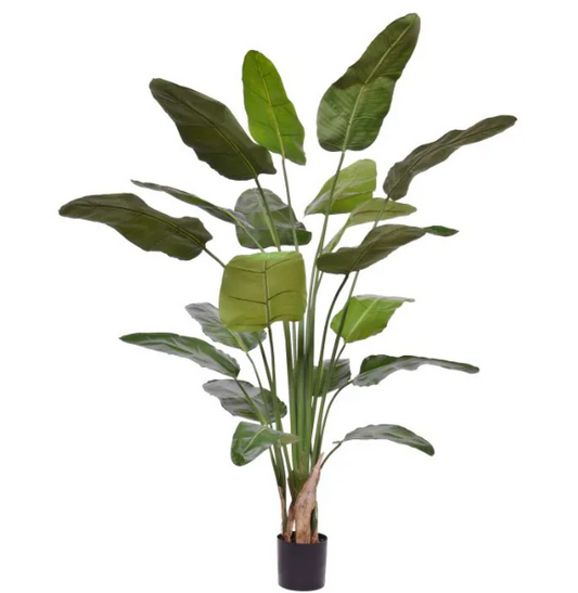 Moderne werkruimte met kunstplanten die zorgen voor een nette, duurzame en uitnodigende kantooromgeving.