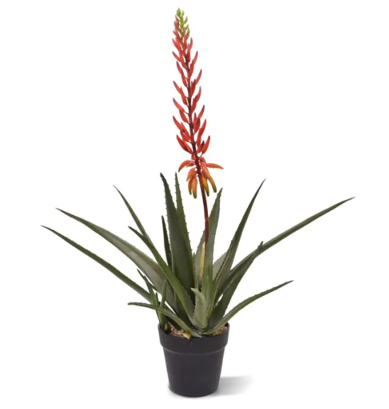 Moderne werkruimte met kunstplanten die zorgen voor een nette, duurzame en uitnodigende kantooromgeving.