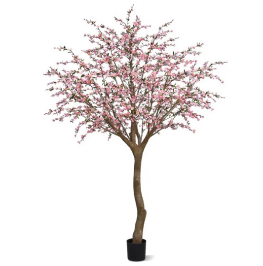 Moderne werkruimte met kunstplanten die zorgen voor een nette, duurzame en uitnodigende kantooromgeving.