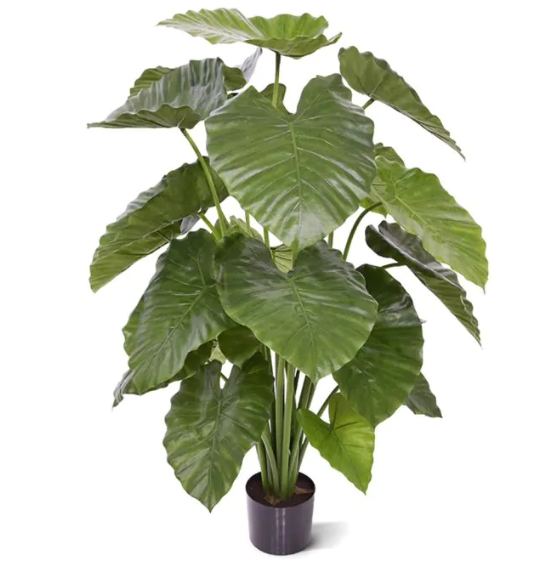 Moderne werkruimte met kunstplanten die zorgen voor een nette, duurzame en uitnodigende kantooromgeving.